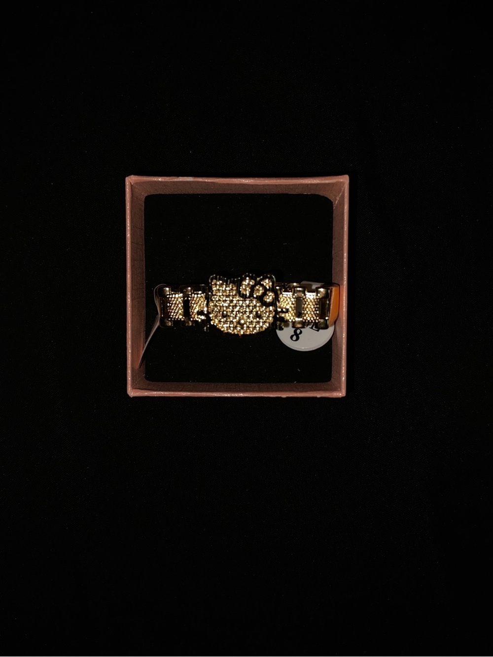Hello Kitty Gold Ring 2 Finger
